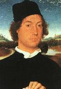 Hans Memling Portrait of a Young Man oil painting artist